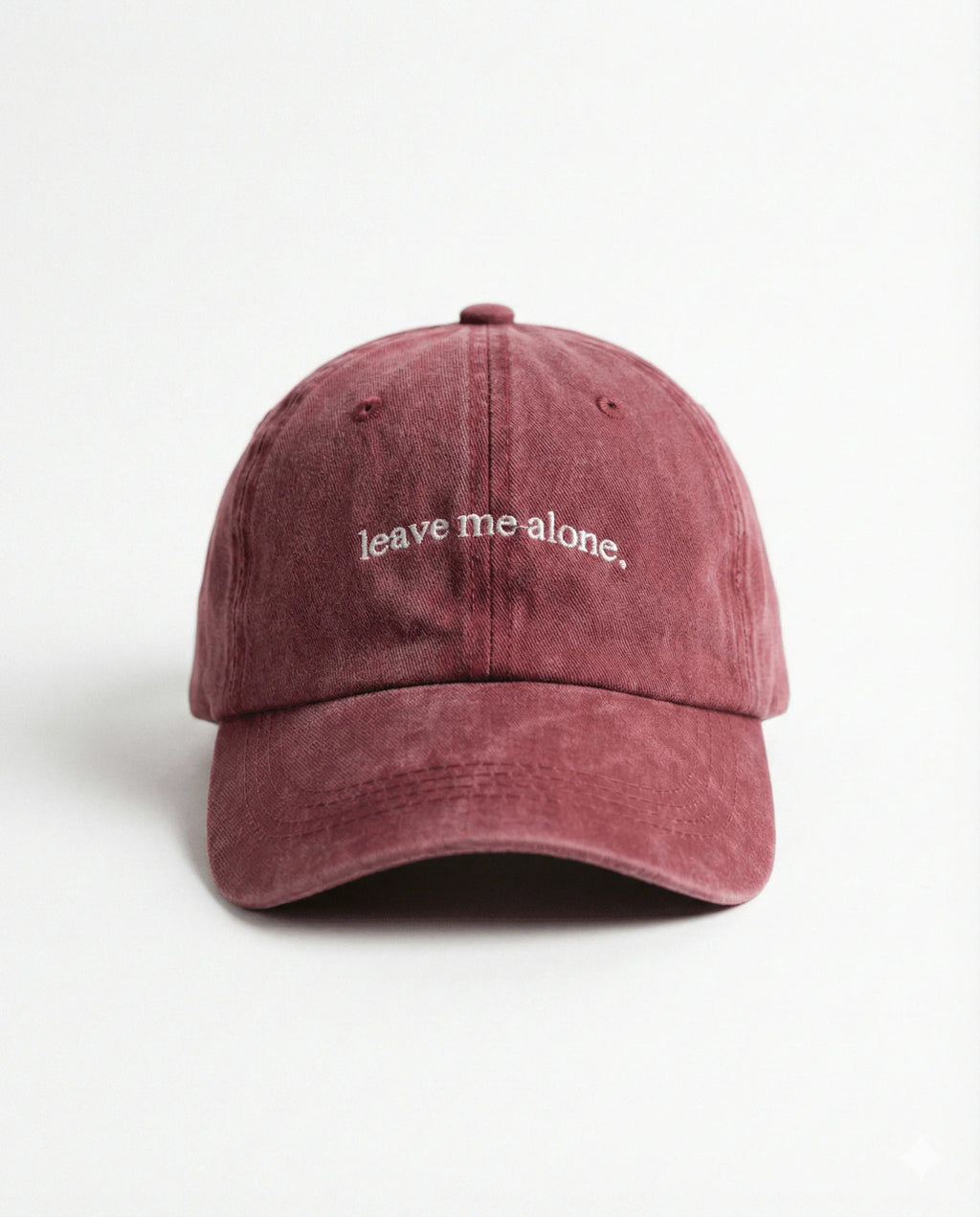 Vintage Washed Dad Hat - Leave me alone.