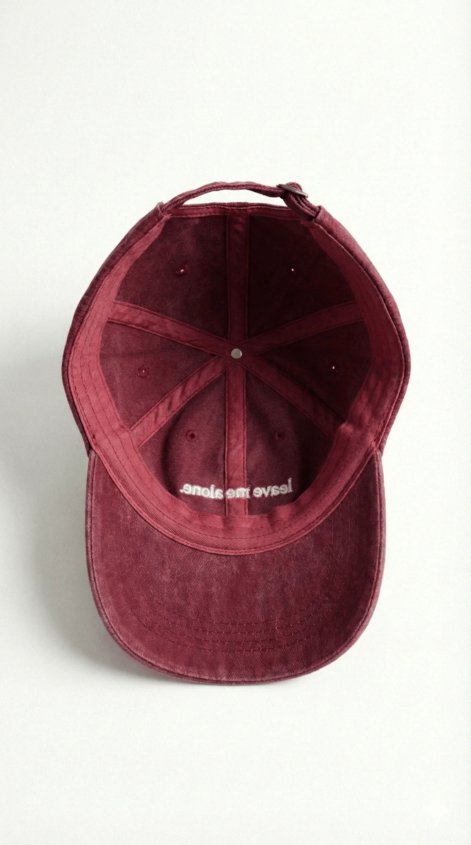 Vintage Washed Dad Hat - Leave me alone.