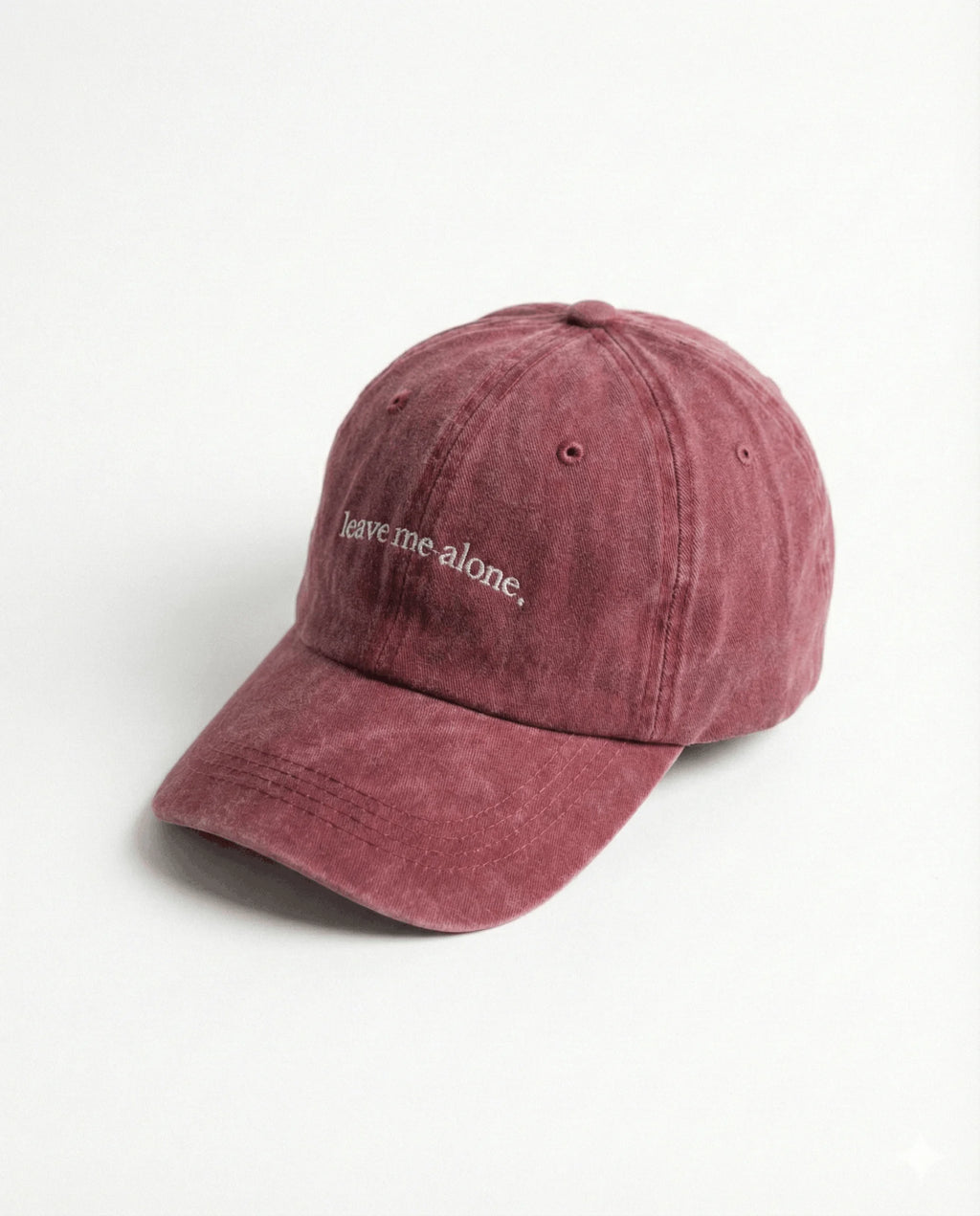 Vintage Washed Dad Hat - Leave me alone.