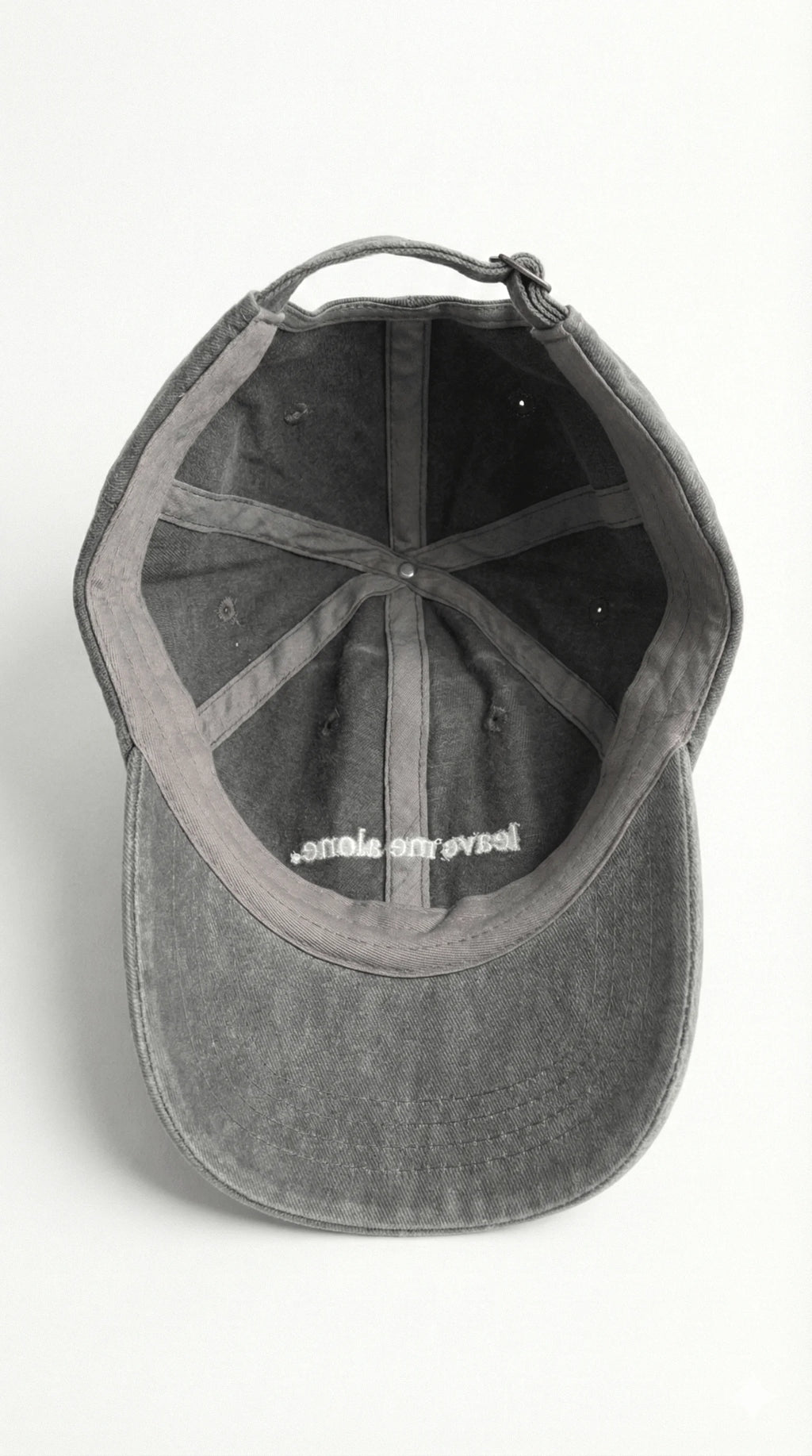 Vintage Washed Dad Hat - Leave me alone.