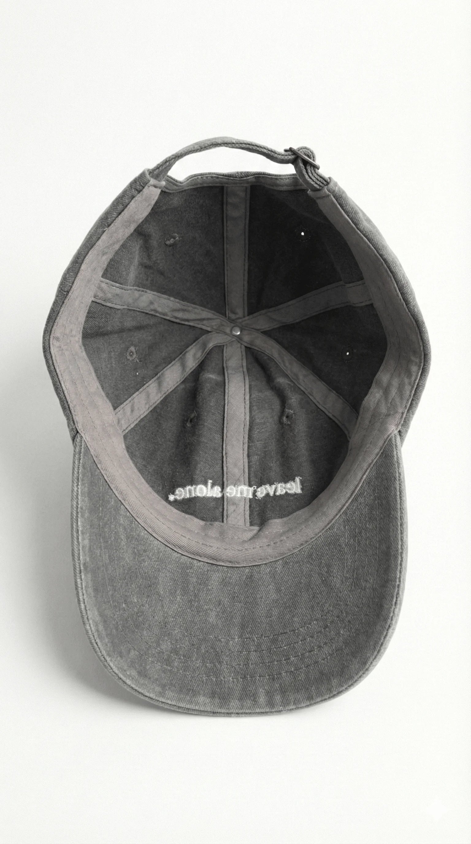 Vintage Washed Dad Hat - Leave me alone.