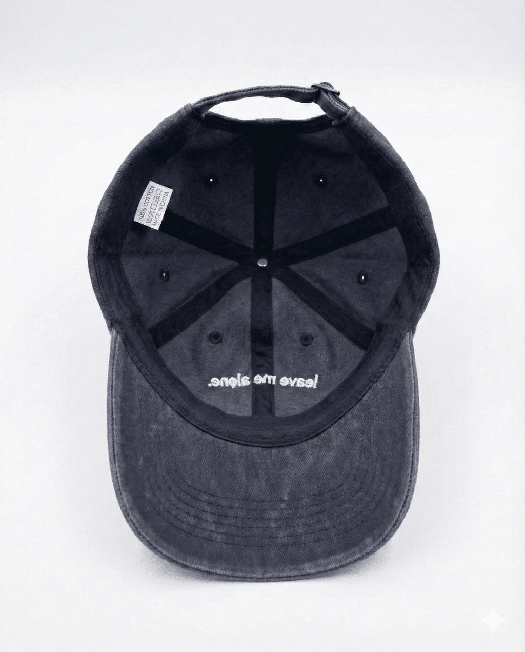 Vintage Washed Dad Hat - Leave me alone.