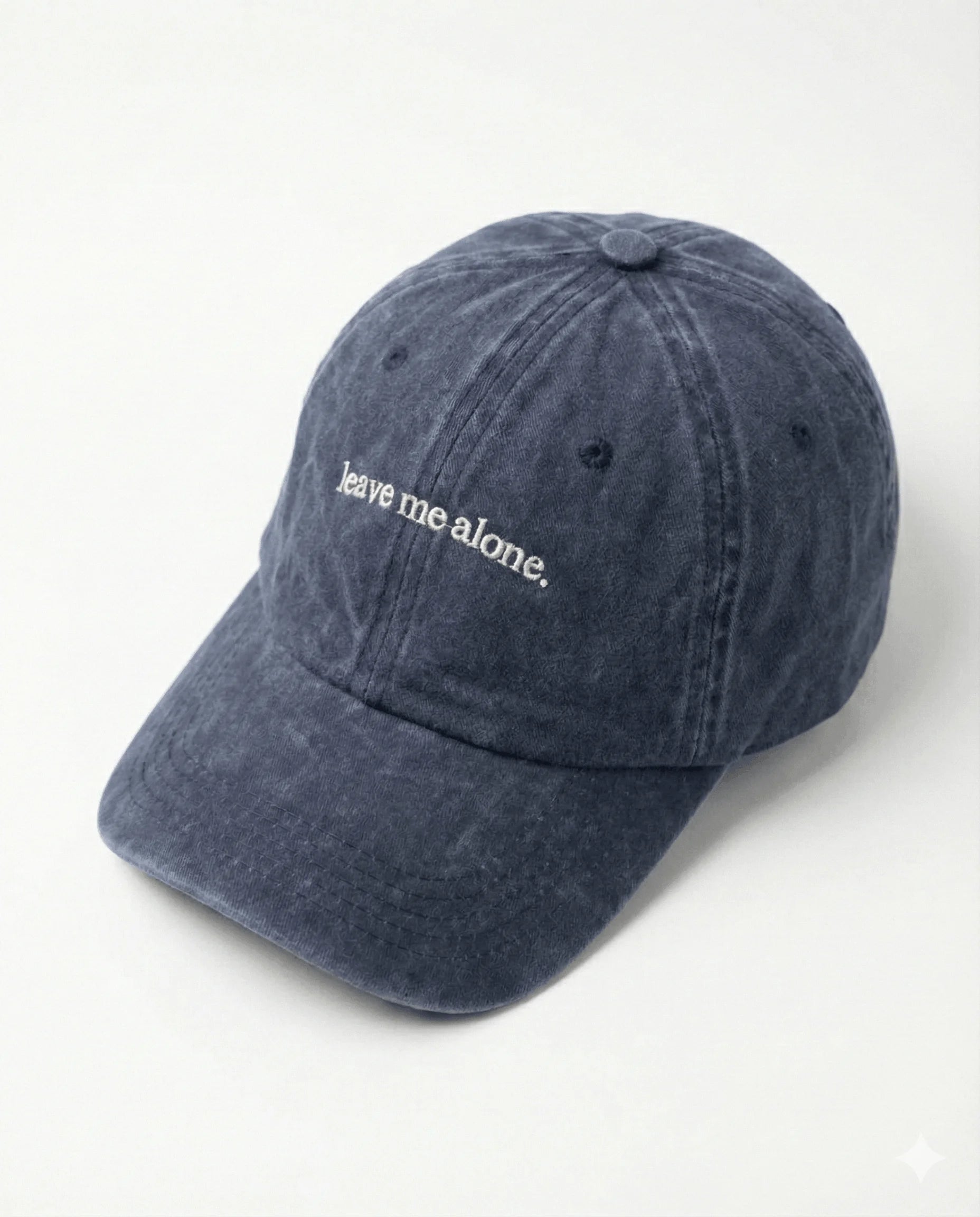 Vintage Washed Dad Hat - Leave me alone.