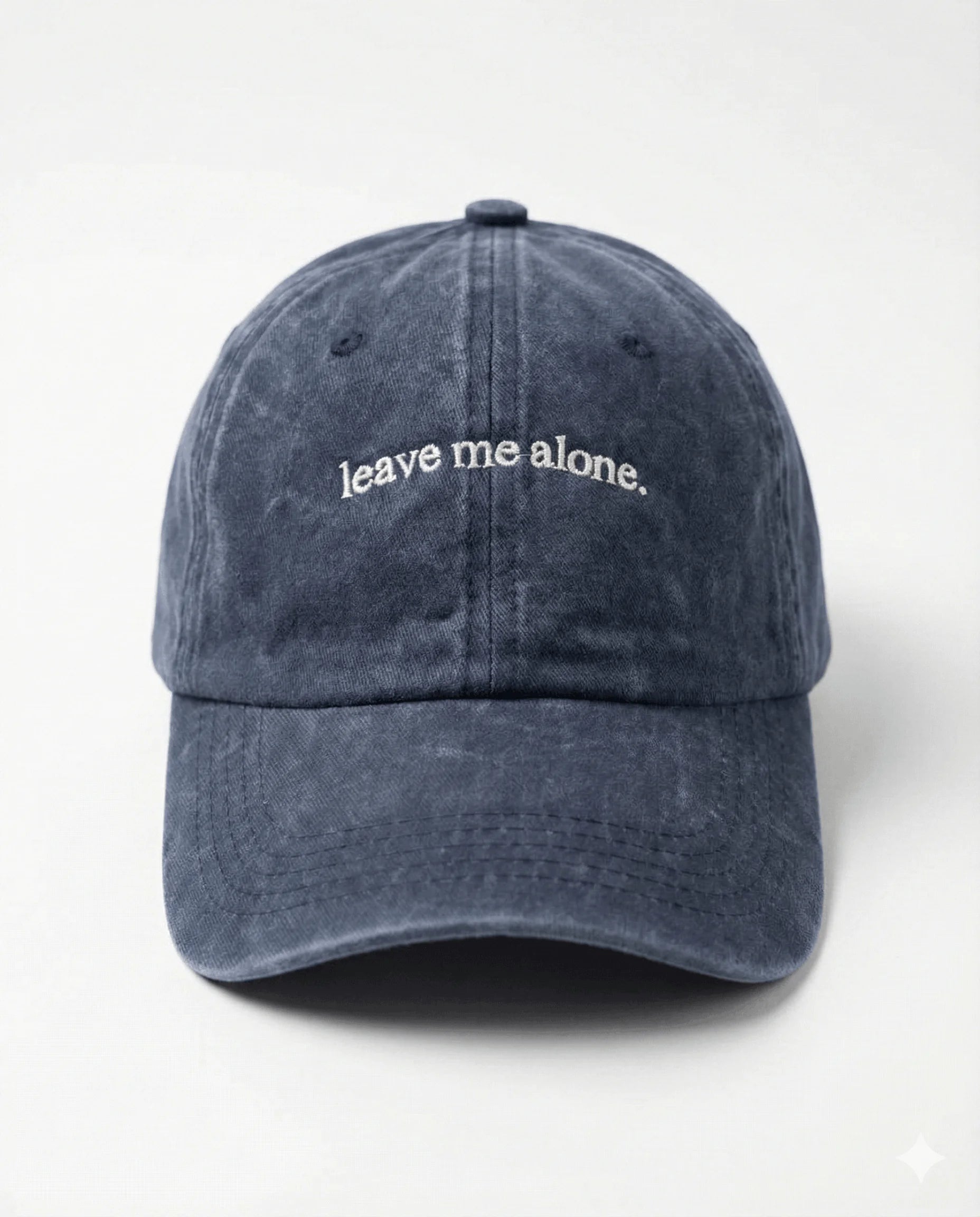 Vintage Washed Dad Hat - Leave me alone.