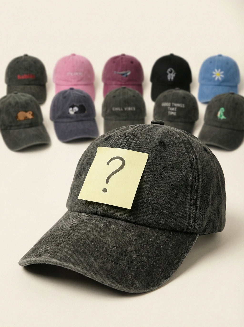 Random Vintage Washed Dad Hat - Zero Choice