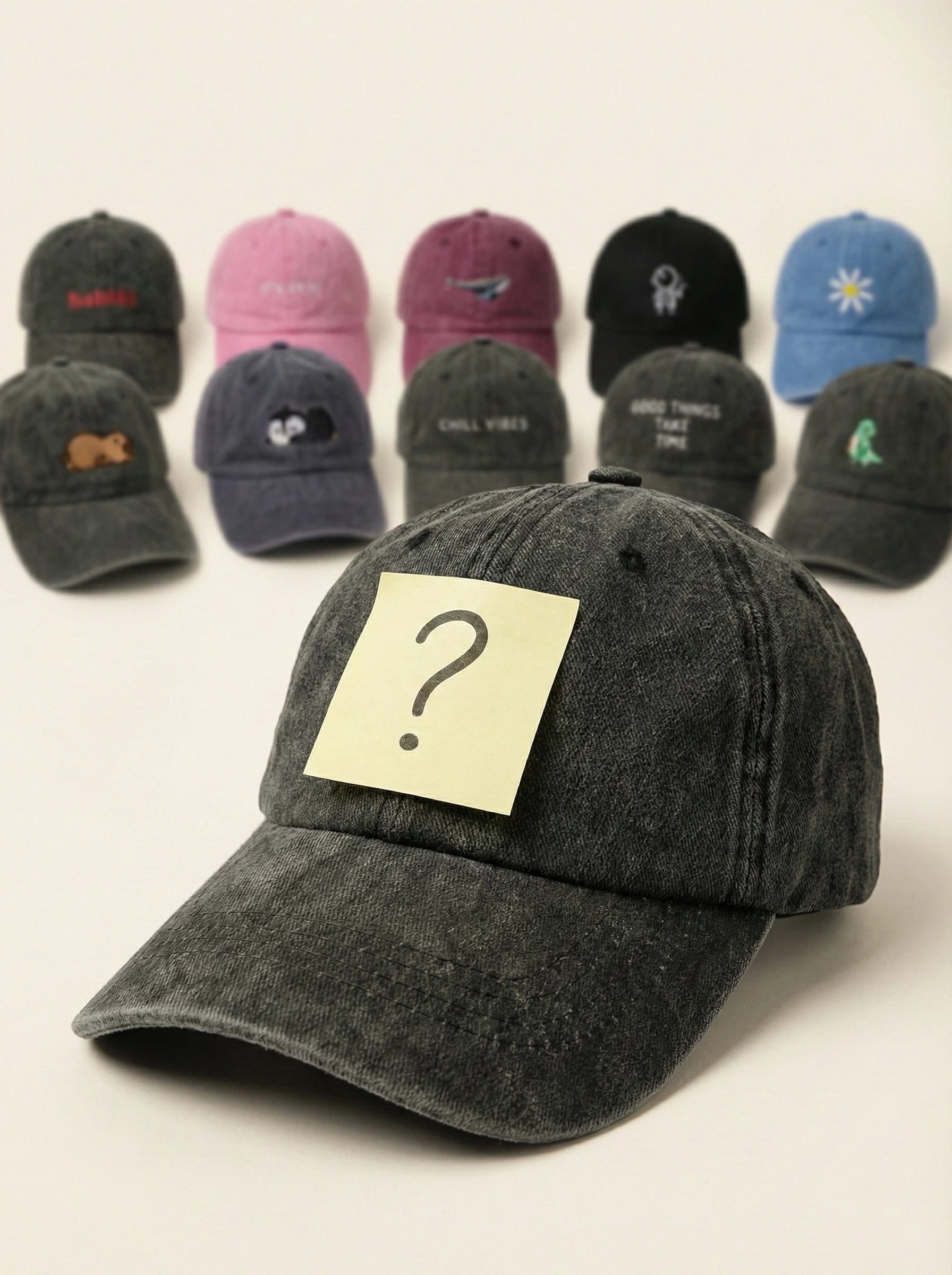 Random Vintage Washed Dad Hat - Zero Choice